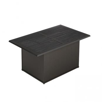 Crestwood 50" x 30" Rectangular, 24" HT, Match Lit Fire Pit