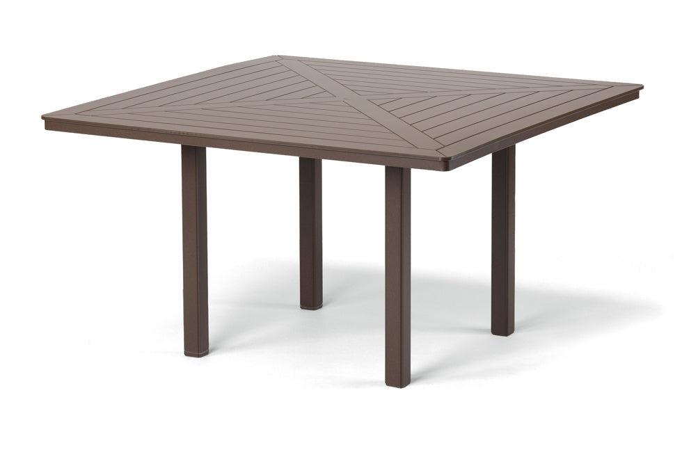 64" Square MGP Slat Top Table By Telescope Casual