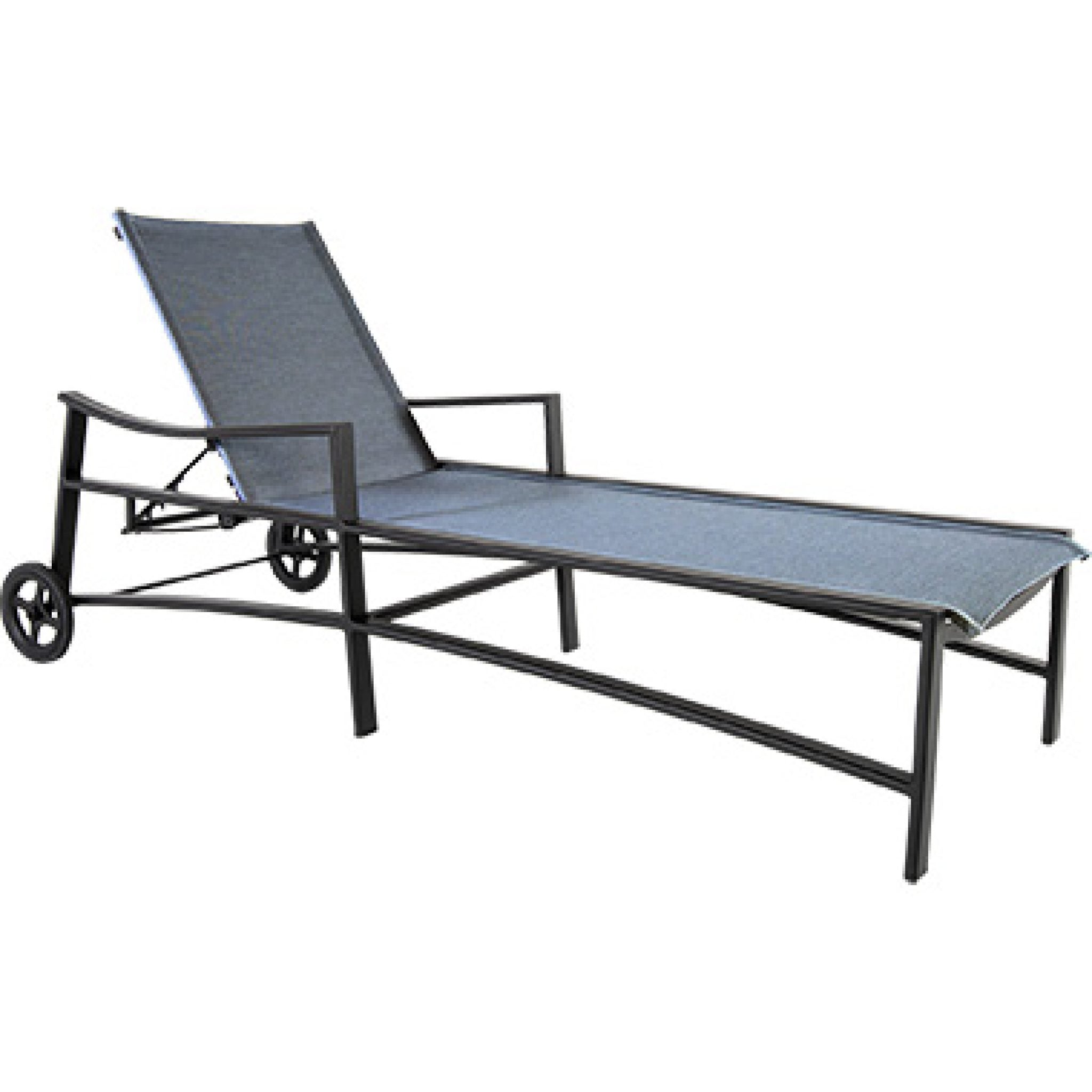 Avana Sling Adjustable Chaise with Wheels by Ow Lee
