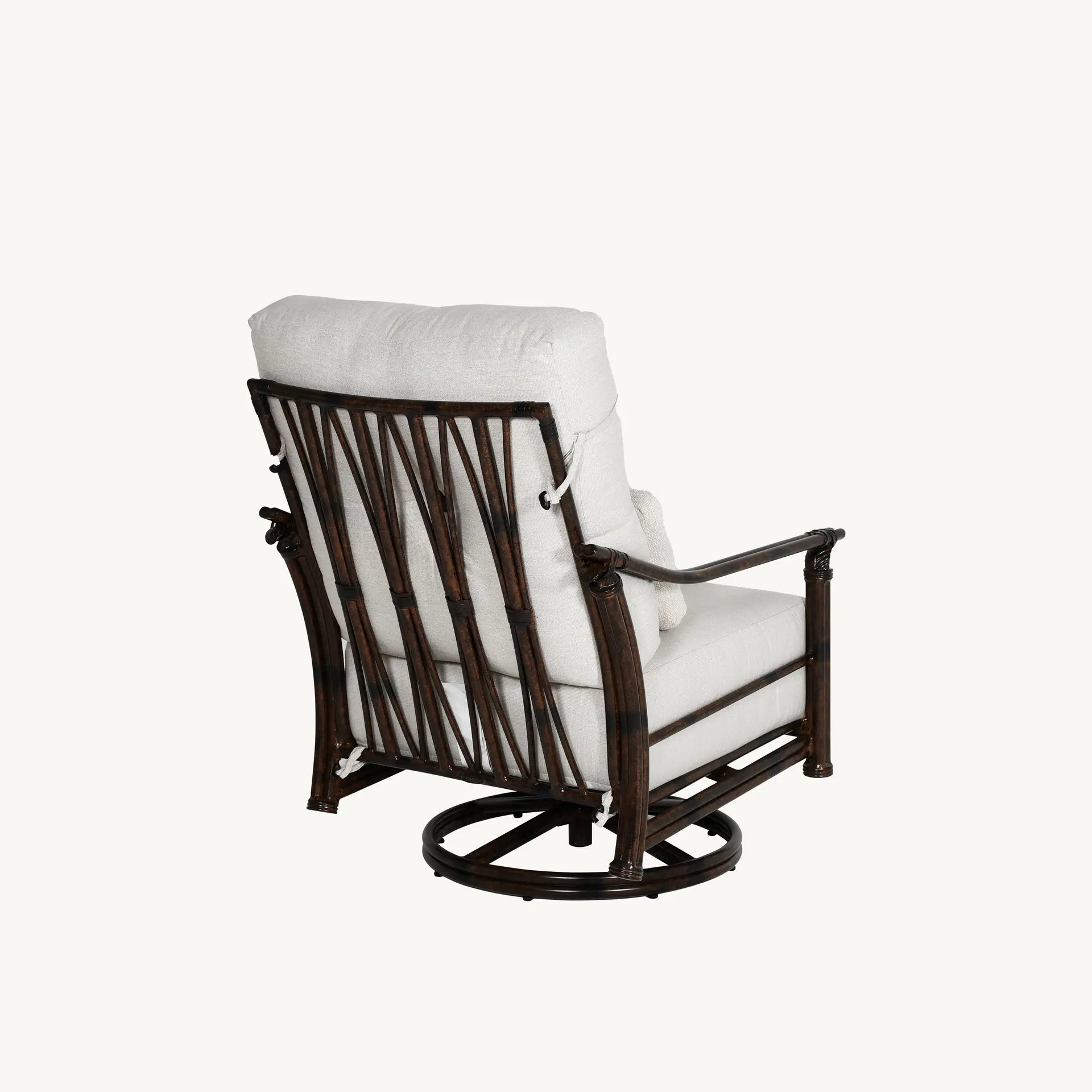 Coco Cushioned High Back Lounge Swivel Rocker By Castelle