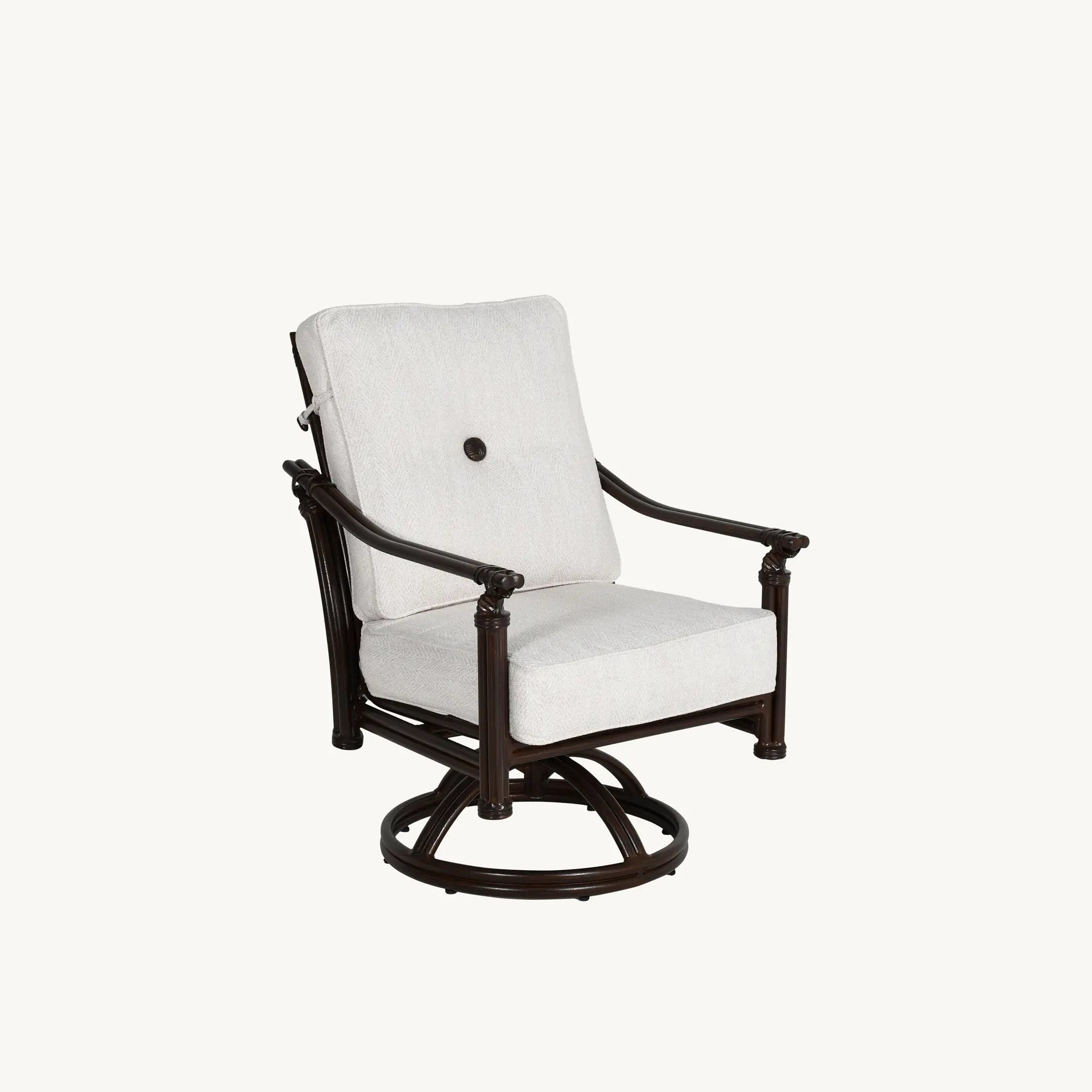 Coco Cushioned Dining Swivel Rocker By Castelle