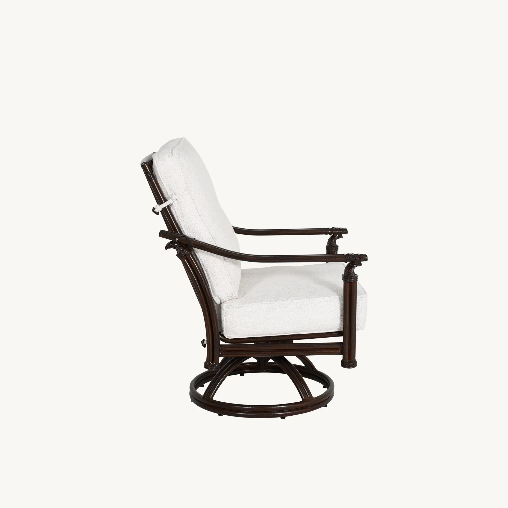 Coco Cushioned Dining Swivel Rocker By Castelle