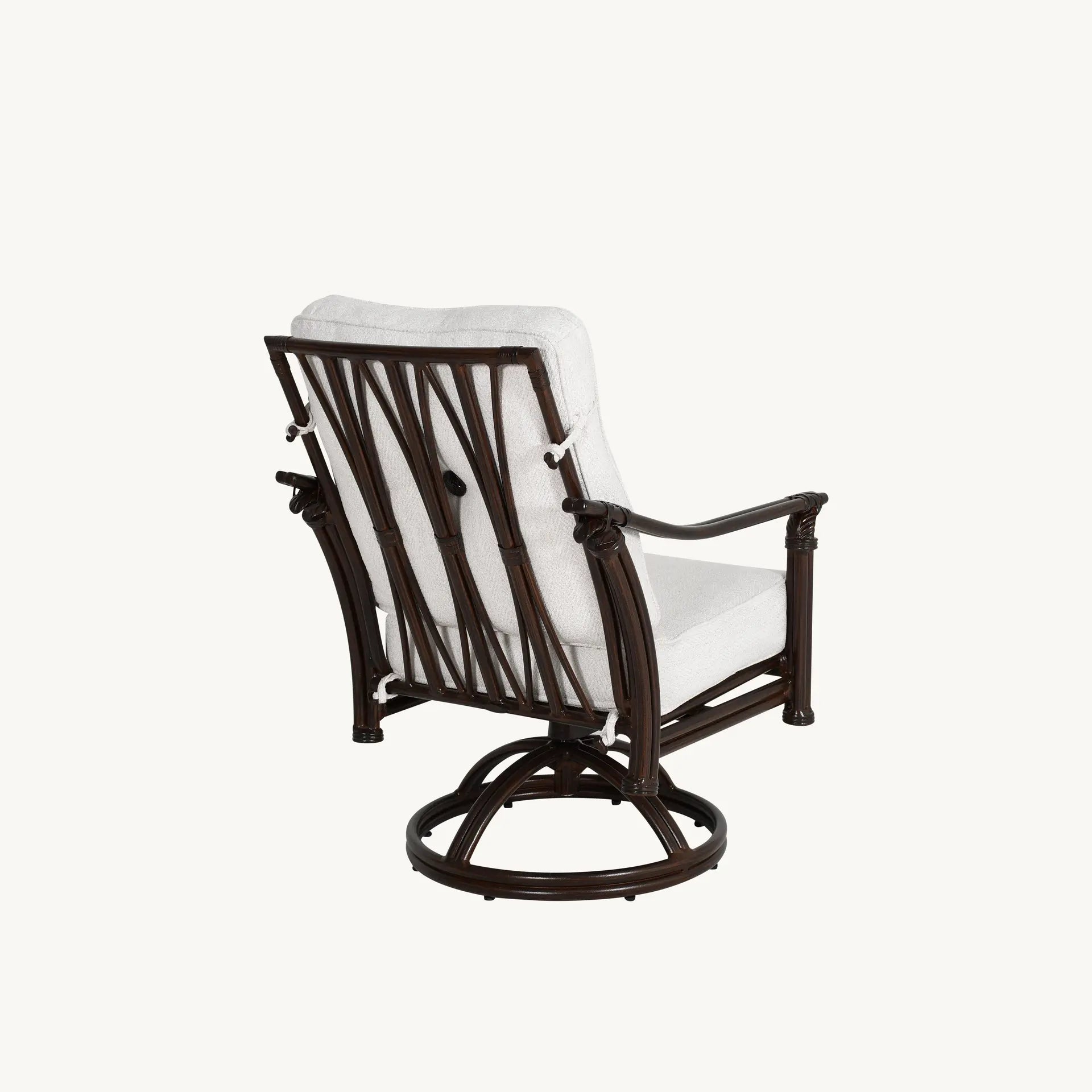 Coco Cushioned Dining Swivel Rocker By Castelle