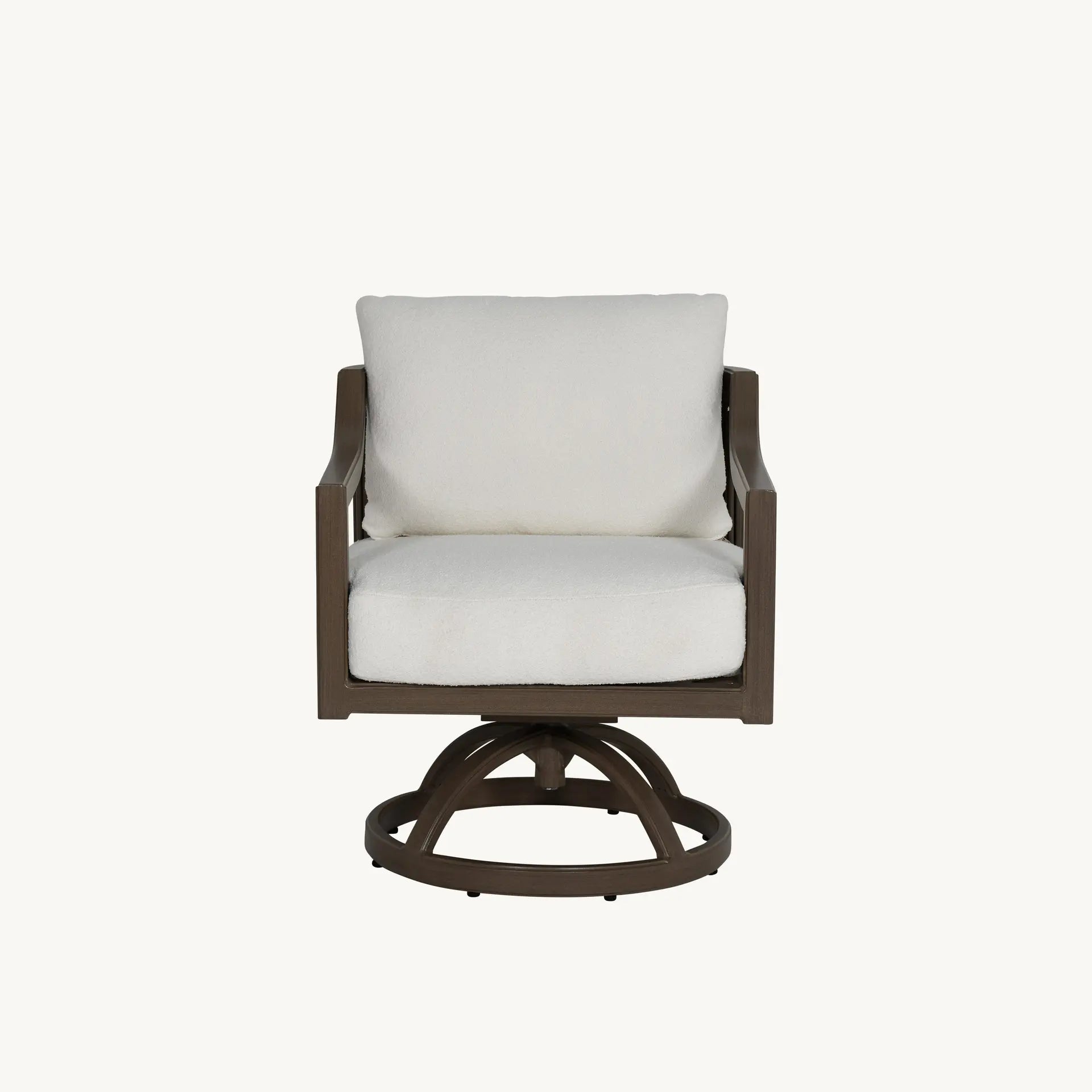 Samara Cushioned Dining Swivel Rocker By Castelle