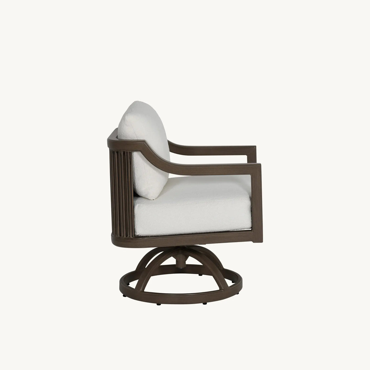 Samara Cushioned Dining Swivel Rocker By Castelle