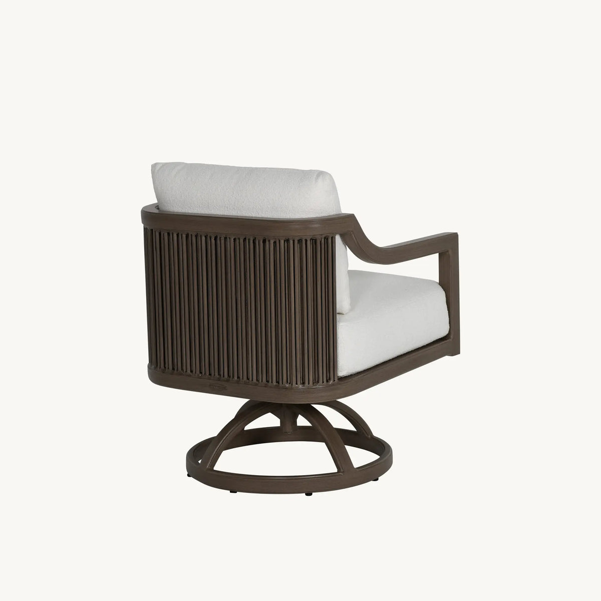 Samara Cushioned Dining Swivel Rocker By Castelle