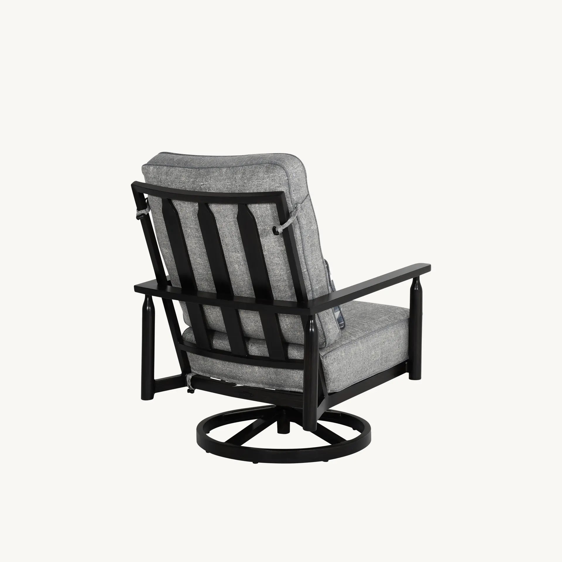 Holland Cushioned High Back Lounge Swivel Rocker By Castelle