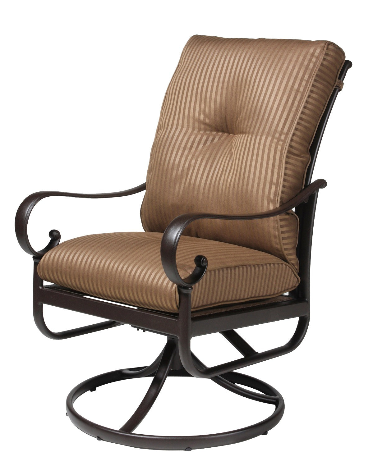 Santa Barbara Dining Full Cushion Swivel Rocker (Terra Mist)