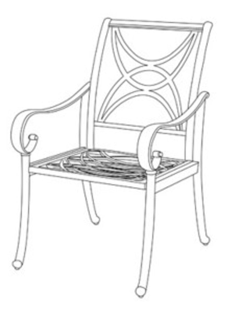 Santa Barbara Dining Arm Chair by Hanamint
