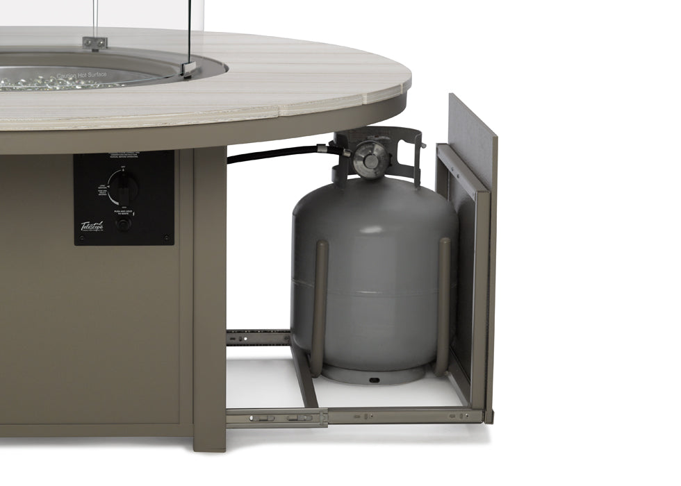 54" Round MGP Top Fire Table by Telescope Casual