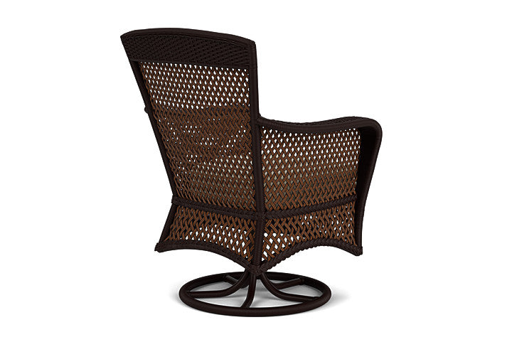 Grand Traverse Swivel Dining Armchair by Lloyd Flanders