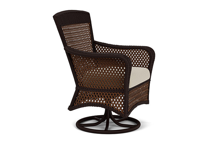 Grand Traverse Swivel Dining Armchair by Lloyd Flanders