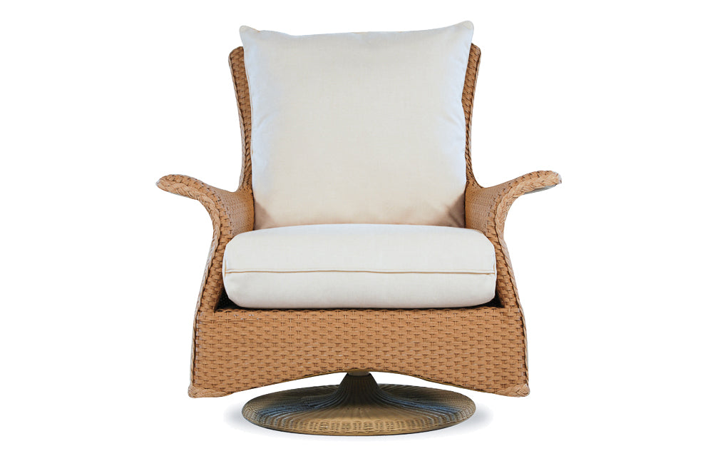 Lloyd Flanders Mandalay Wicker Swivel Rocker - Thumbnail 3