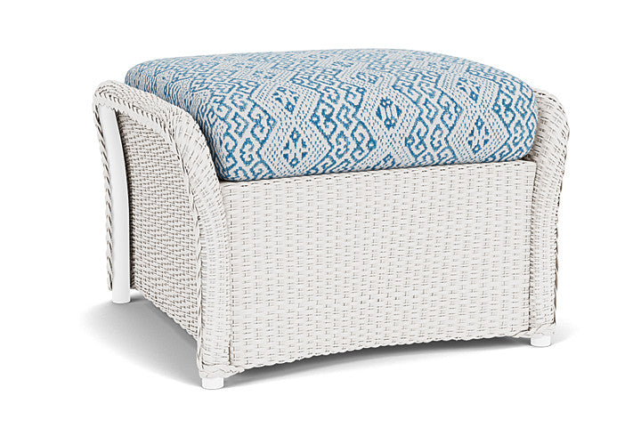 Weekend Retreat Woven Ottoman Replacement Cushion by Lloyd Flanders