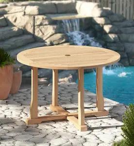 Teak Table 48" Round - Thumbnail 3