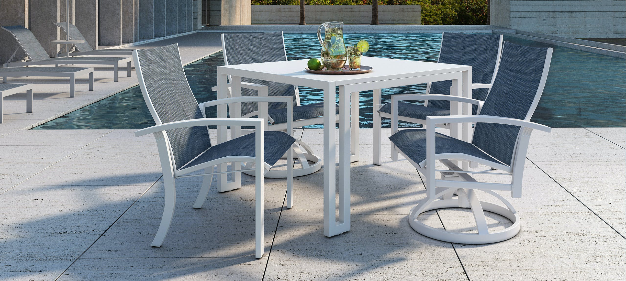 Castelle Orion Sling Dining Chair - Thumbnail 2