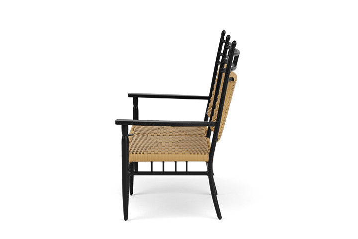 Low Country Cushionless Settee by Lloyd Flanders