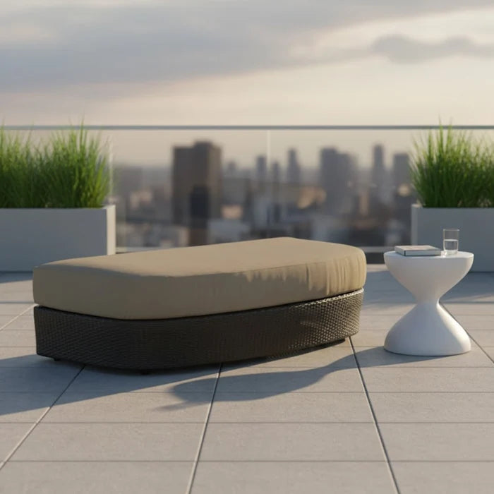 Evo Woven Lounger Ottoman Replacement Cushion by Tropitone