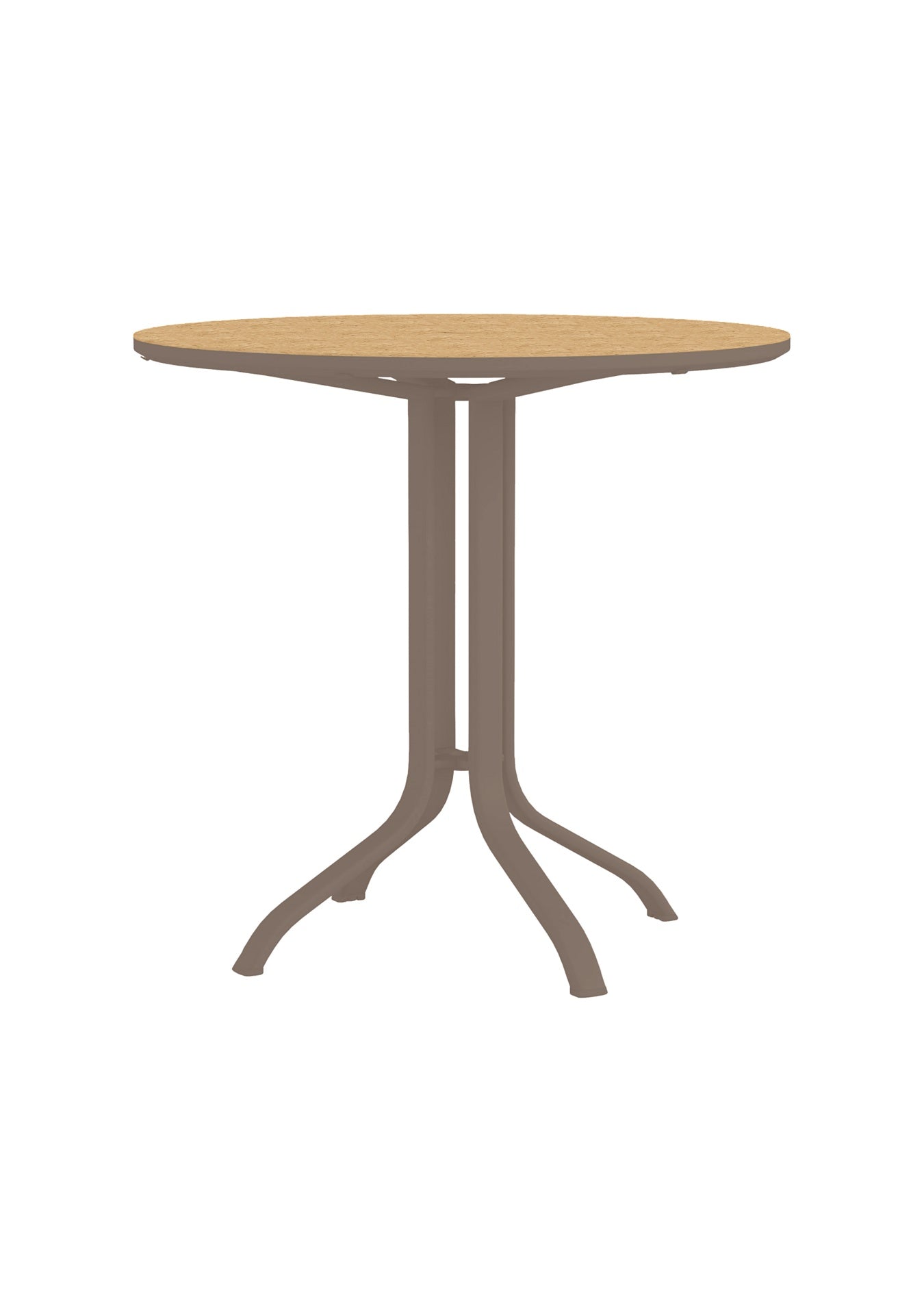 Horizons Forma Table KD Pedestal Bar Umbrella Table 36" Round by Tropitone