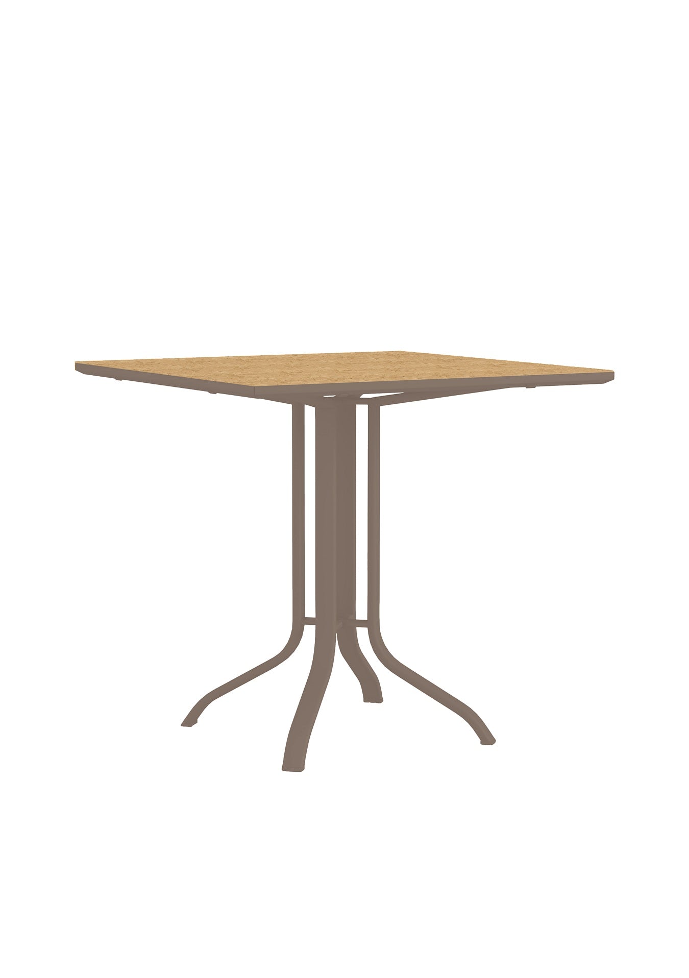 Horizons Forma Table KD Pedestal Dining Table 30" Square by Tropitone