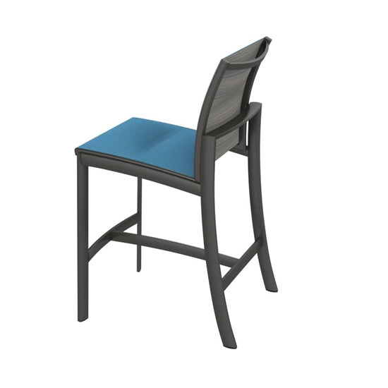 Kor Armless Stationary Bar Stool Replacement Padded Sling by Tropitone