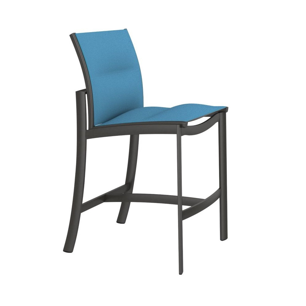 Kor Armless Stationary Bar Stool Replacement Padded Sling by Tropitone