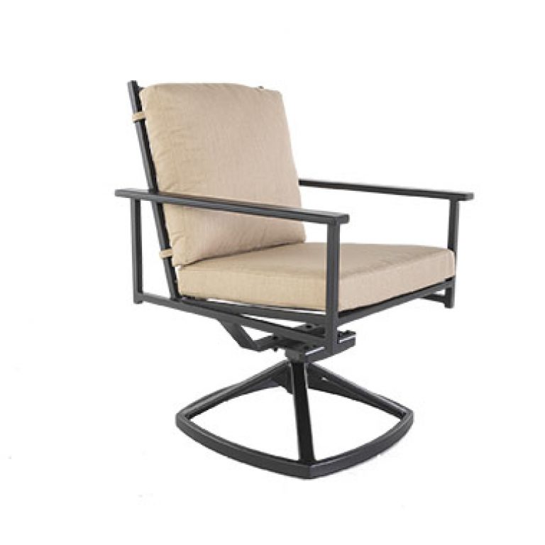 Kensington Swivel Rocker Dining Arm Chair By OW Lee