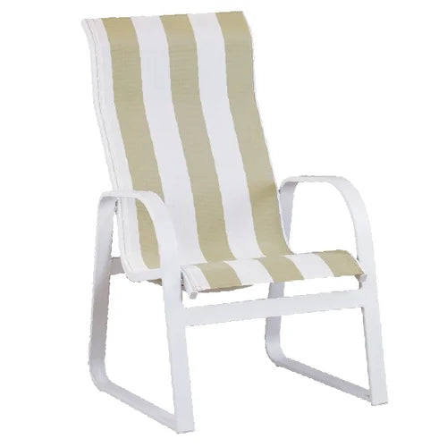 Aruba HB Sled Arm Dining Chair by Patio Renaissance