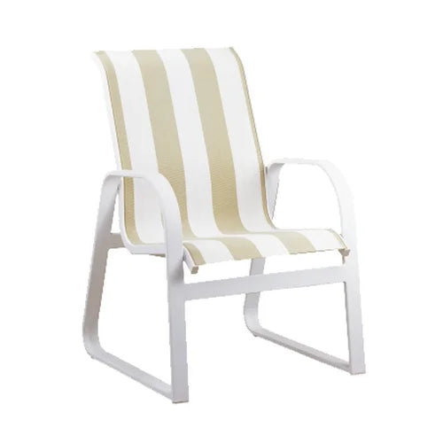 Aruba LB Sled Arm Dining Chair by Patio Renaissance