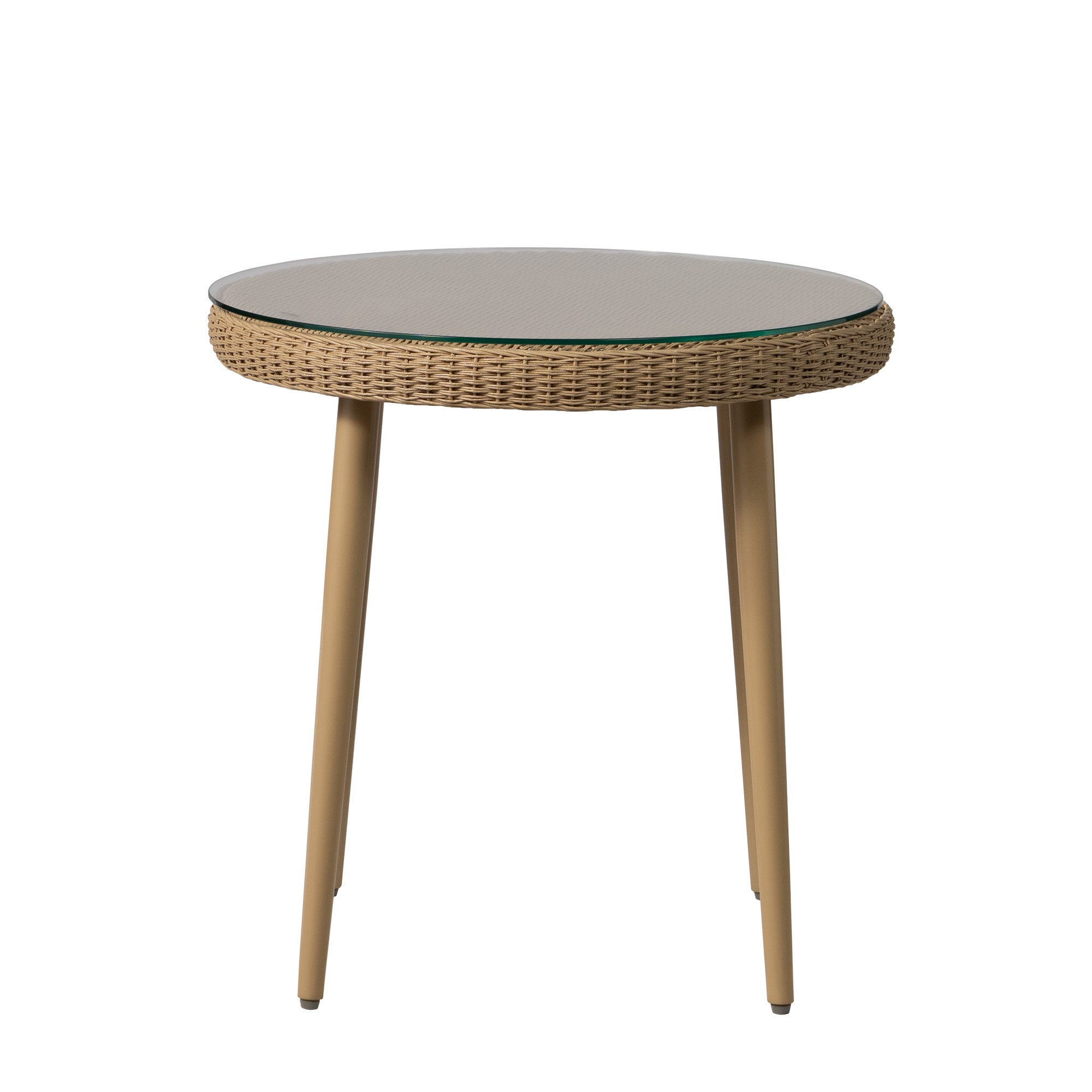 Cascade 22" Round End Table by Lloyd Flanders