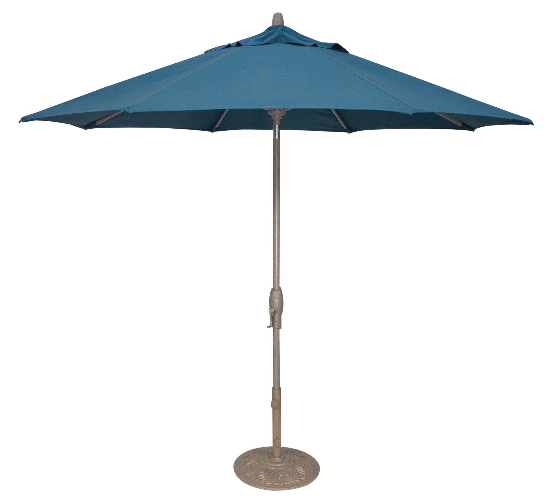 Treasure Garden 9 FT Auto Tilt Market Umbrella with USB Port
