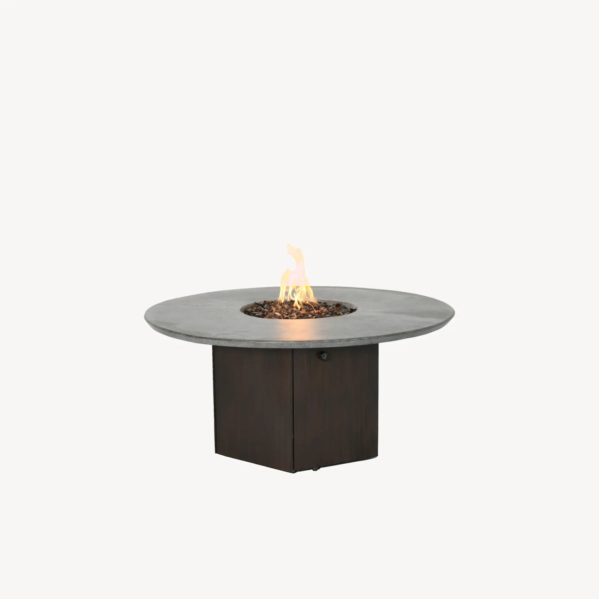 Nicoya 49" Round Coffee Table with Firepit By Castelle