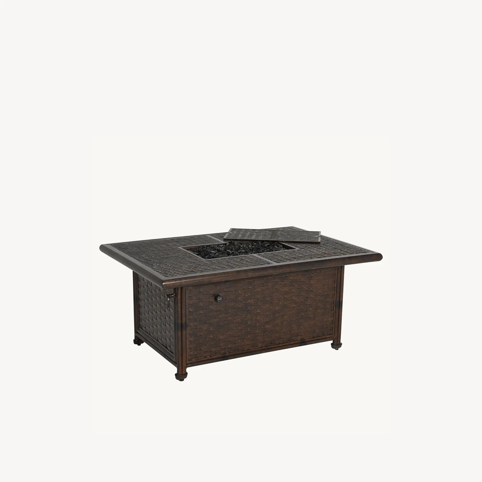 Coco 32" x 48" Rectangular Coffee Table with Firepit By Castelle