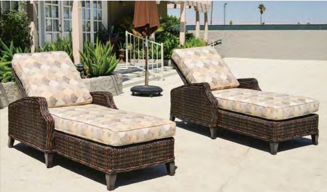 Monticello Single Adjustable Chaise by Patio Renaissance