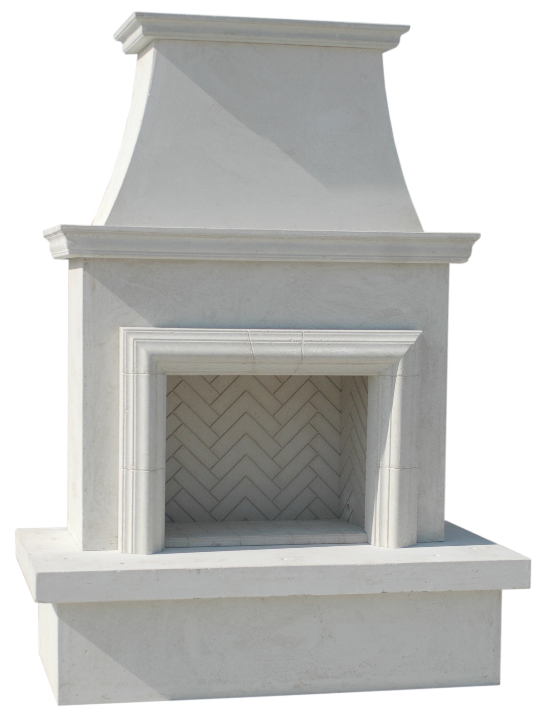Contractor's Model with Moulding Outdoor Gas Fireplace by American Fyre Designs