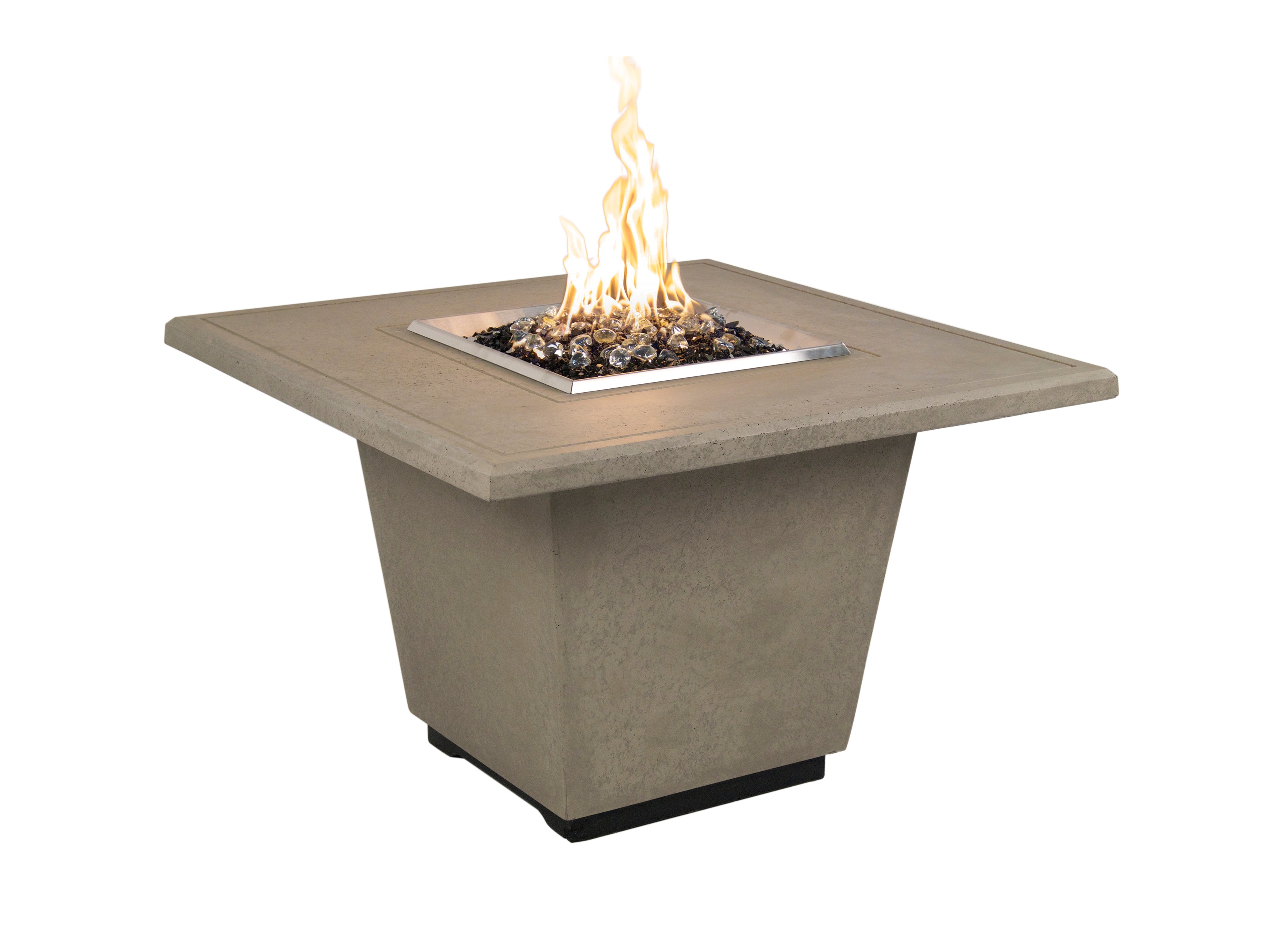 36" Cosmopolitan Square Fire Table  by American Fyre Design