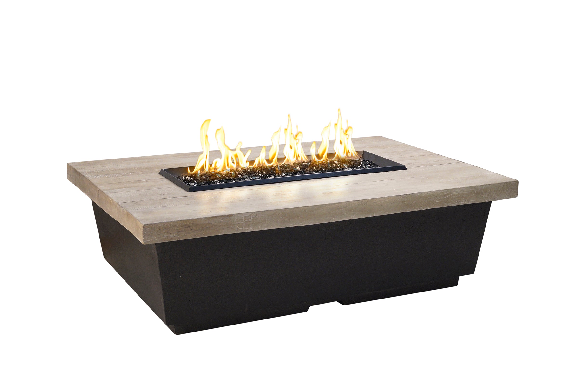 52" x 36" Contempo Rectangle Fire table  by American Fyre Design