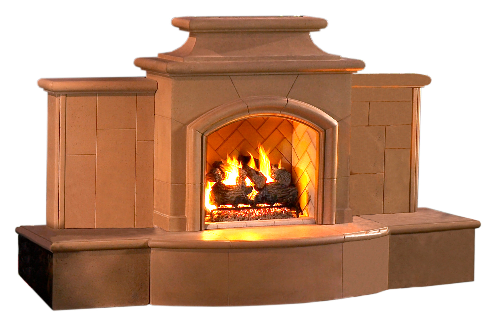 Grand Mariposa Outdoor Gas Fireplace by American Fyre Designs