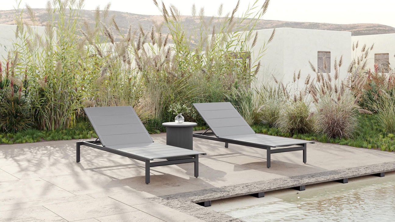 Palma Side Table - Charcoal by Azurro Living