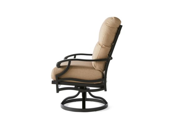 Anthem Swivel Rocking Dining Armchair By Mallin