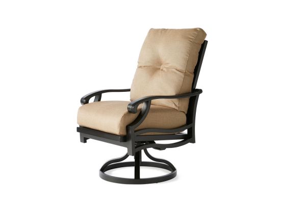 Anthem Swivel Rocking Dining Armchair By Mallin