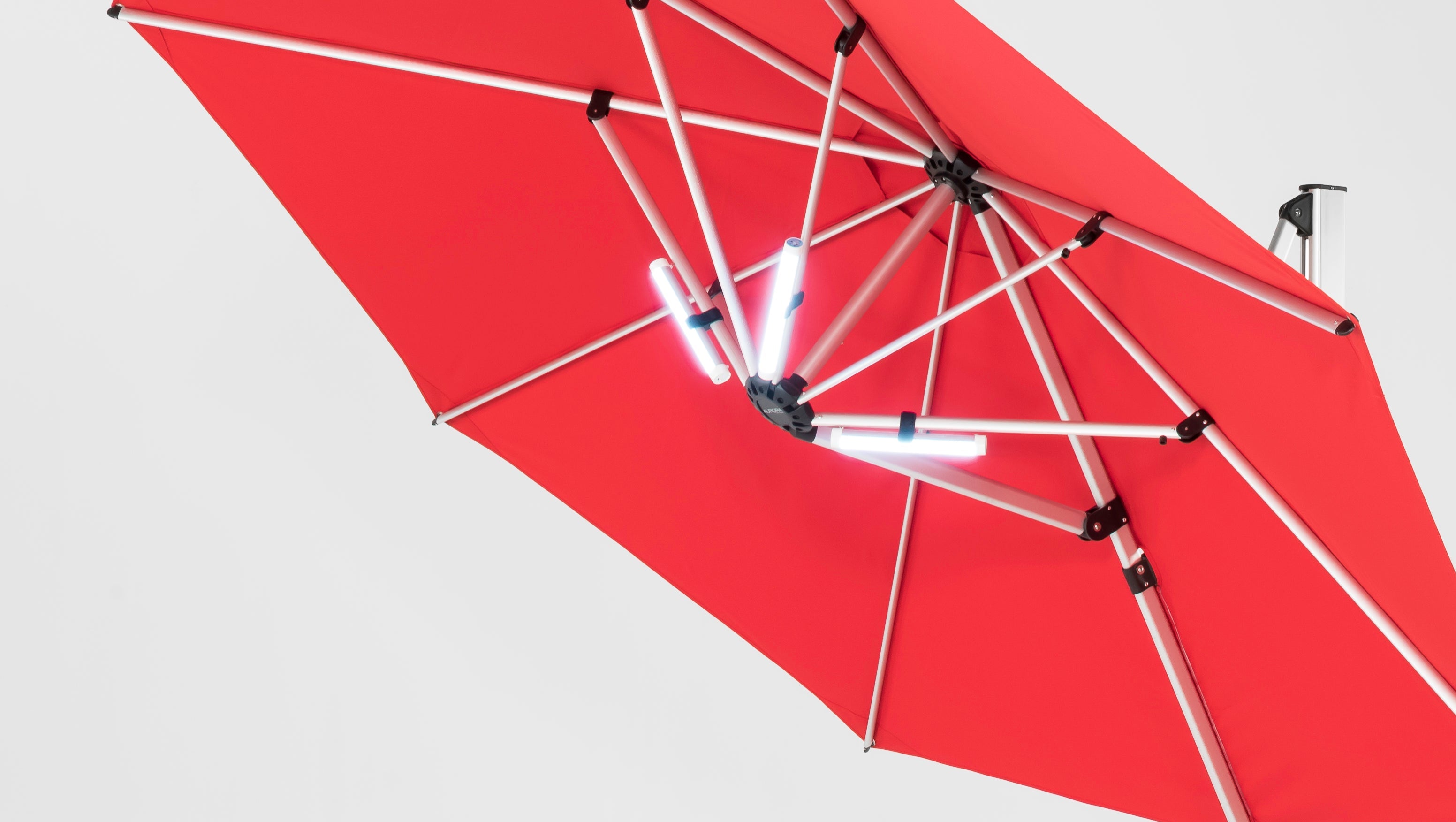 9 X 9F Square Aurora Premium Aluminum Cantilever Umbrella by Frankford