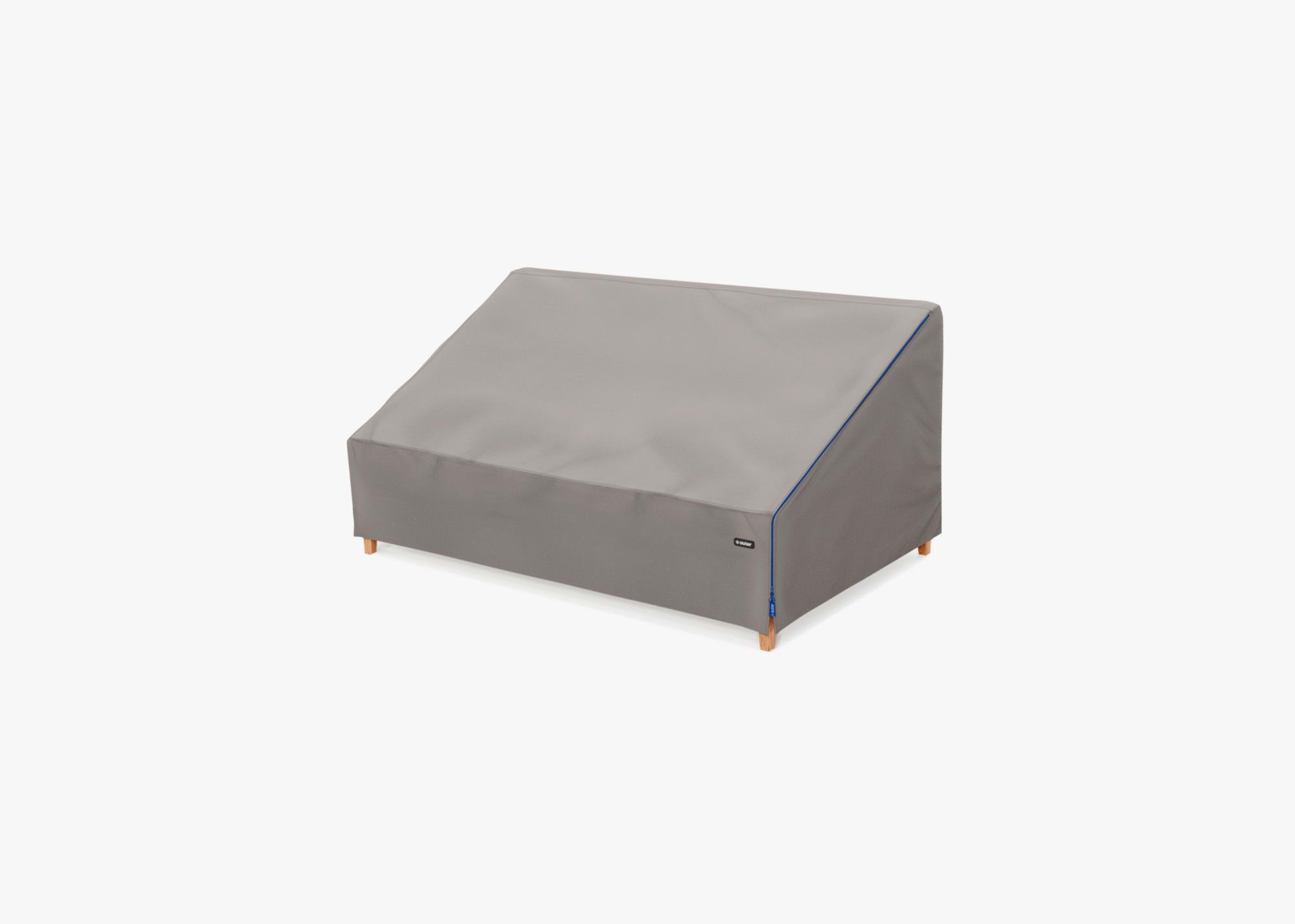 Cover for Teak Armless Loveseat By Outer