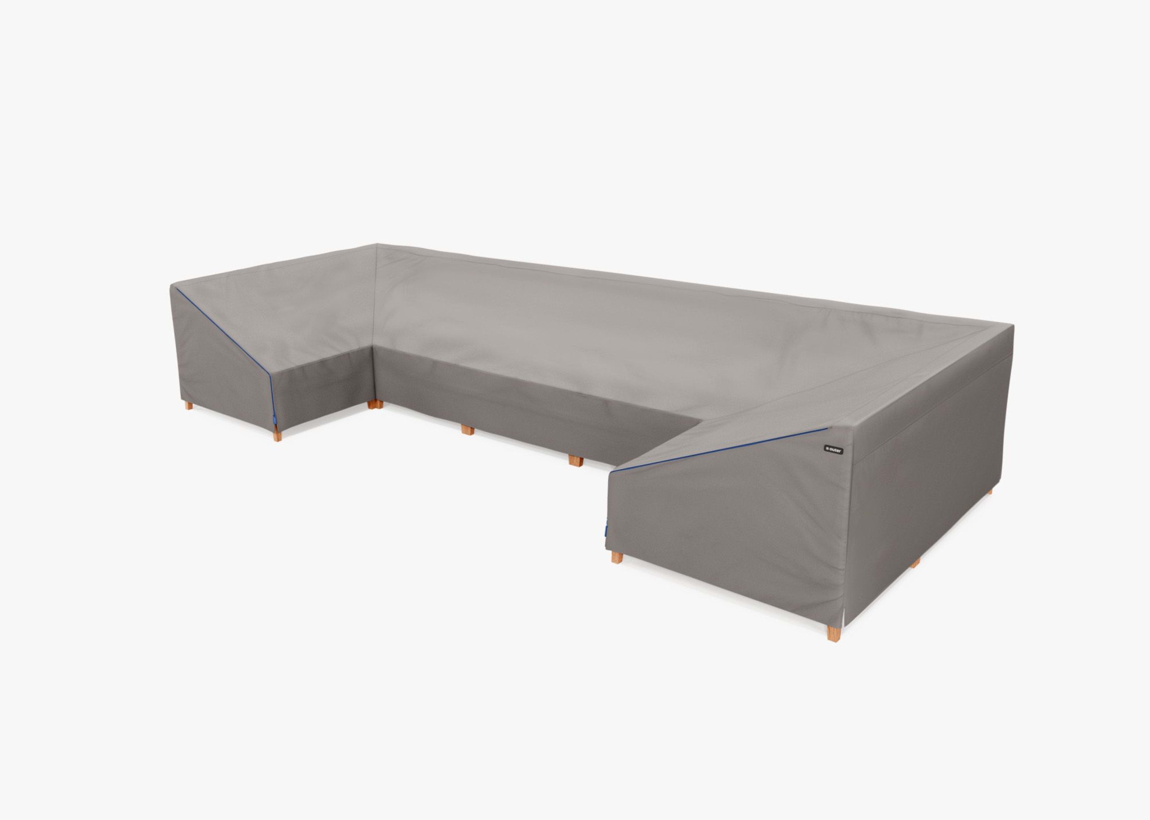 Cover for Teak U Sectional - 7 Seat By Outer