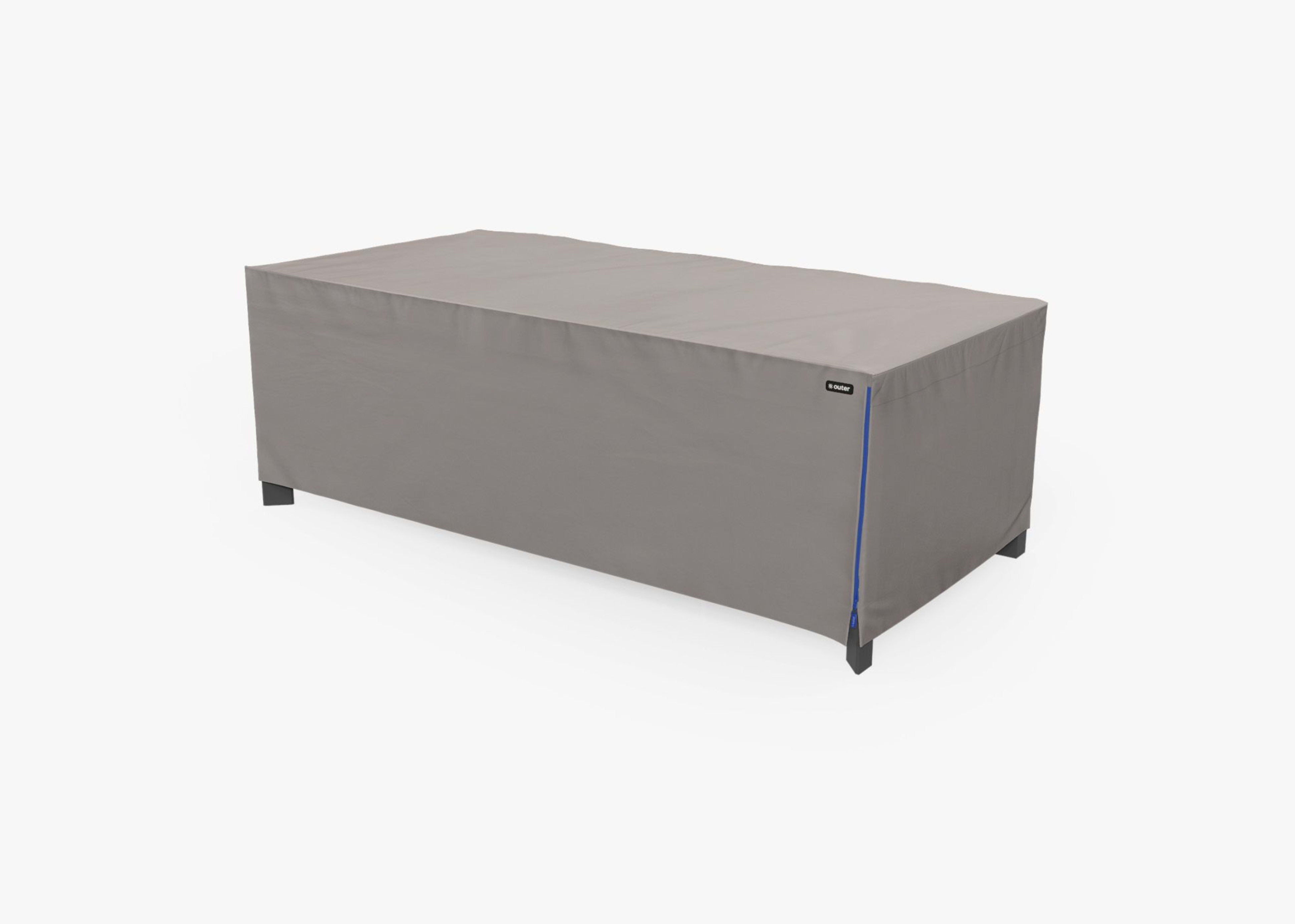 Cover for Aluminum and OuterStone Rectangular Dining Table By Outer