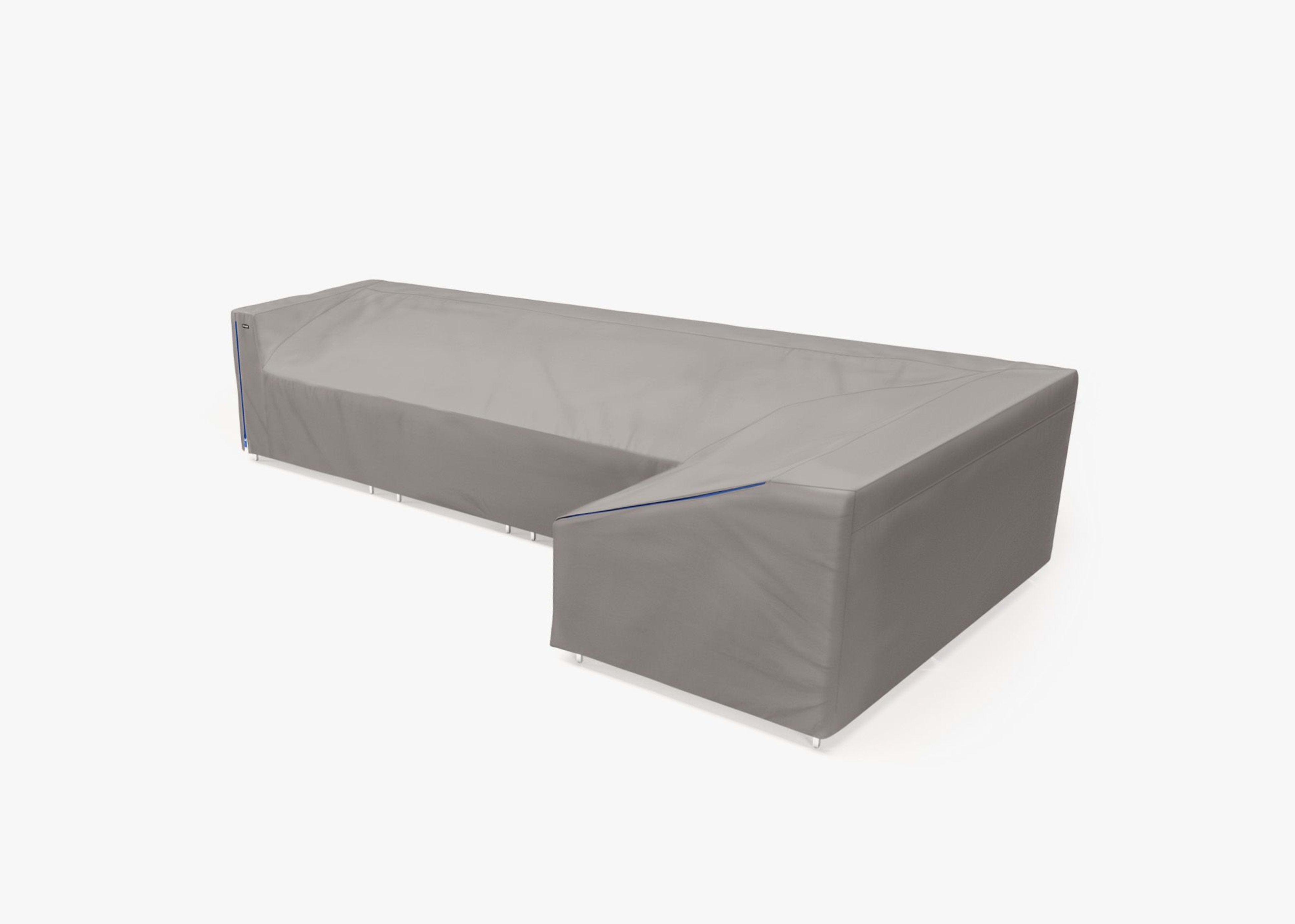 Cover for Wicker L Sectional - 5 Seat - Left By Outer