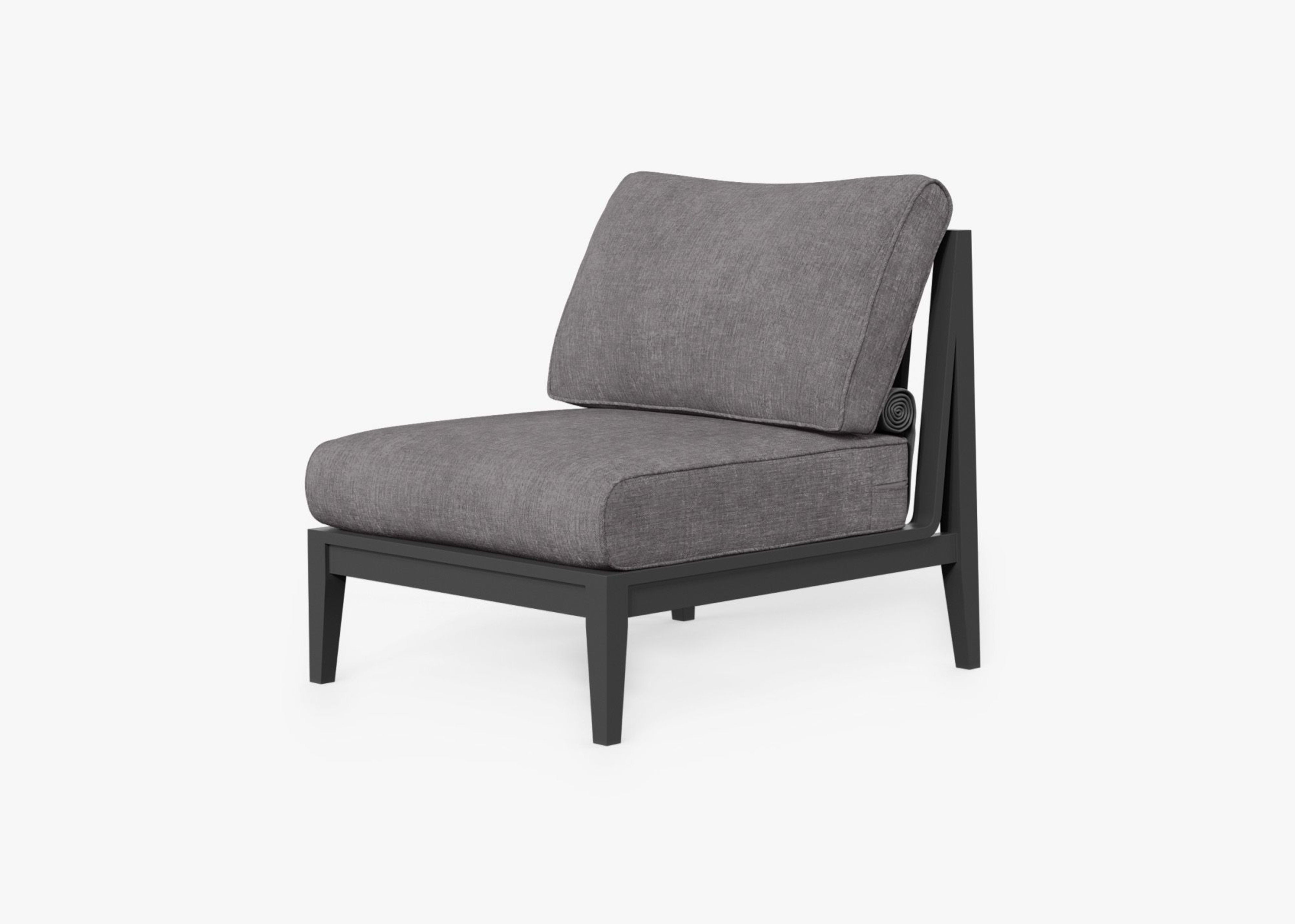 Aluminum Outdoor Armless Chair