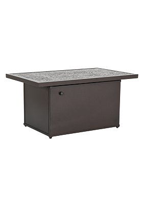 Arazzo 50" x 30" Rectangular, 18" HT, Match Lit Fire Pit