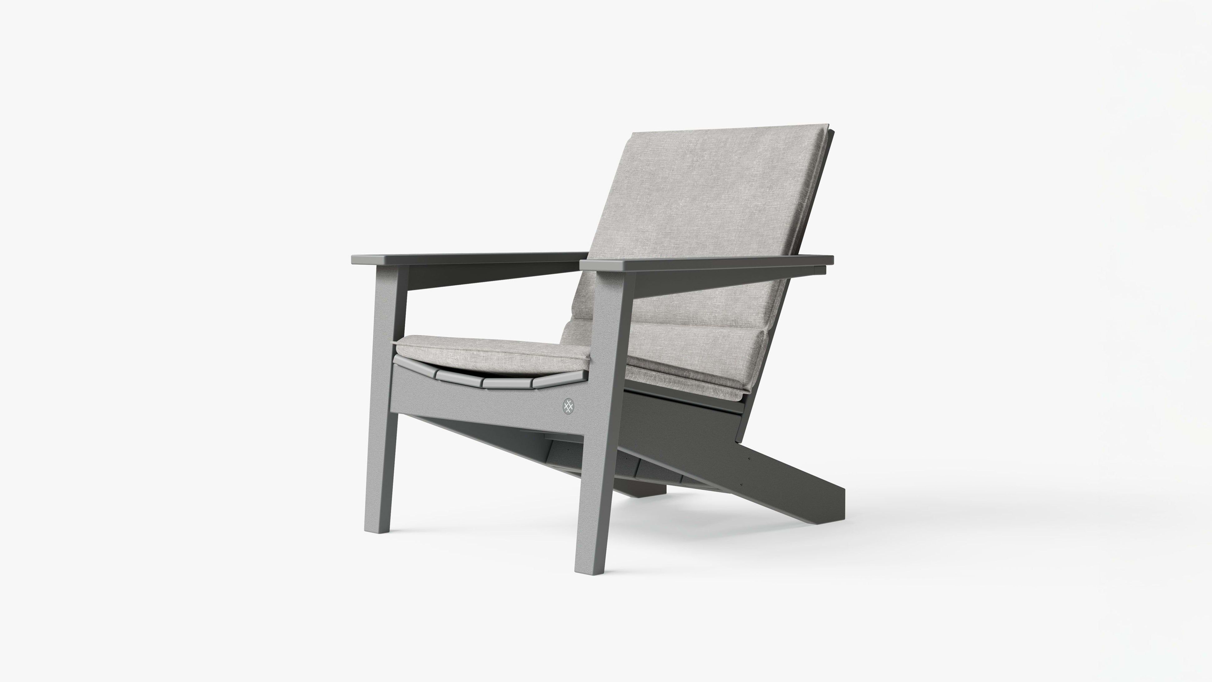 Ascent Adirondack (Sandstone Gray  Cushion) By Outer