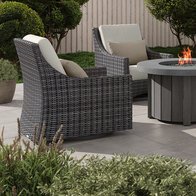 Avallon High Back Club Swivel Glider by Ebel